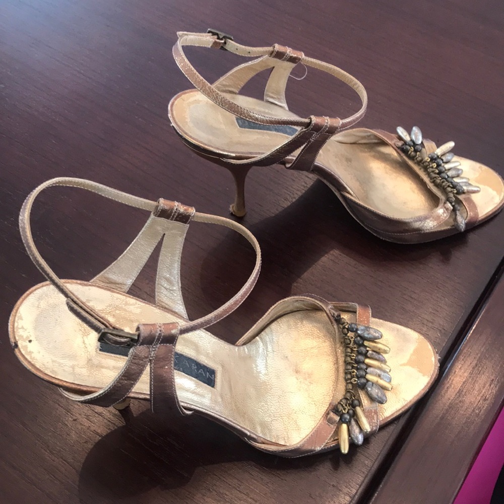 Donna Karan strappy heels